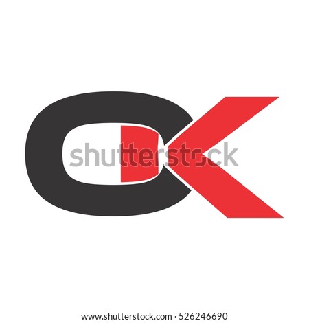Vector Logo Of CK Letter