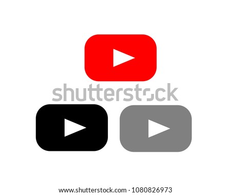 Button Play Video Icon vector