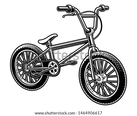 Bmx Bicycle Mockup - Right Side View - Yellowimages