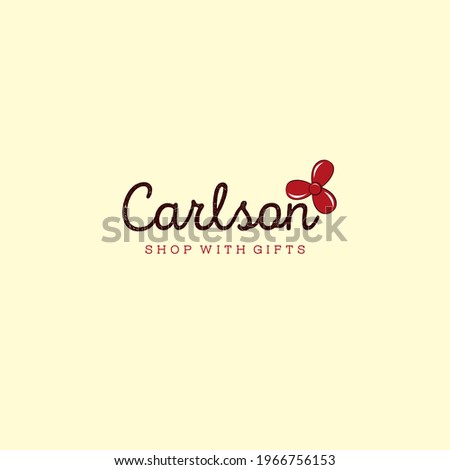 logo for a gift shop with the name Carlson