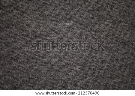 Dark gray t-shirt fabric texture and background