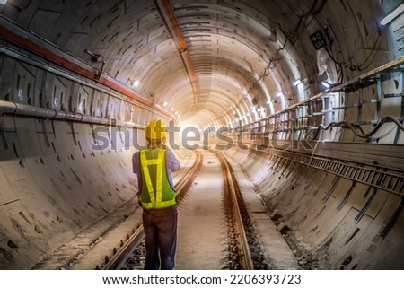 Similar – Foto Bild Moderne U-Bahn mit Passagieren