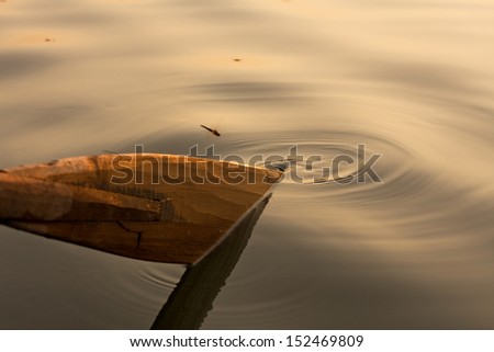 Similar – Image, Stock Photo Wooden oars in water Oar