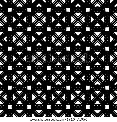 Design seamless decorative pattern. Abstract monochrome lacy background. Vector artv