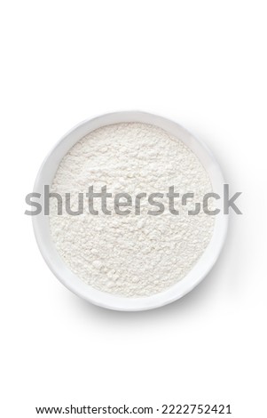 Similar – Image, Stock Photo flour in a bowl and an egg on a white kitchen table