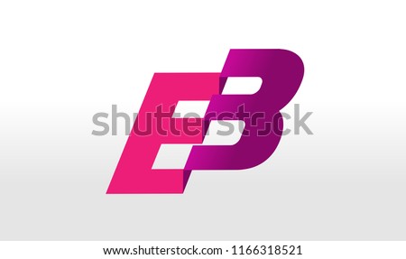 EB Logo. Letter design vector