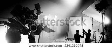 Similar – Image, Stock Photo from behind | with the fishing rod