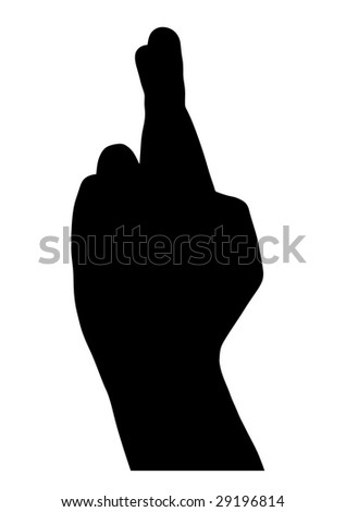 Finger Alphabet Letter R Stock Vector 29196814 : Shutterstock