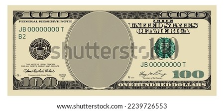 US Dollars 100 seria 2006 - banknote100 -American dollar bill cash money isolated on white background.