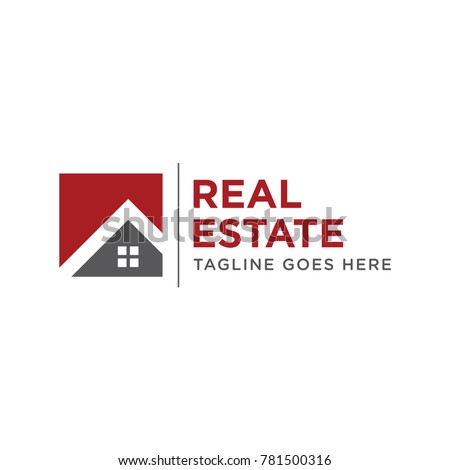 simple home real estate logo icon vector 