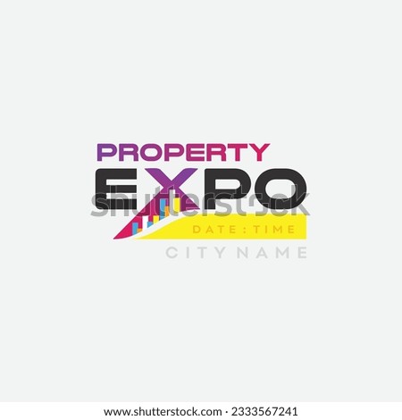 Real Estate Property Expo Logo Vector Design
