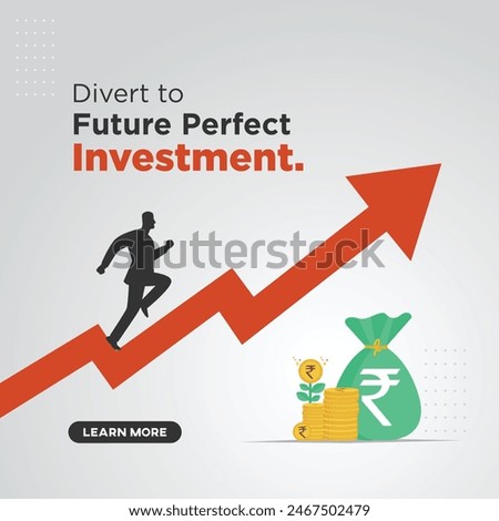 Perfect Investment, Finance, Trade, Stocks Design Template Vector