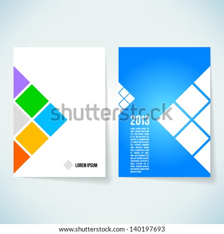 Brochure Cover Design Vector Template - 140197693 : Shutterstock