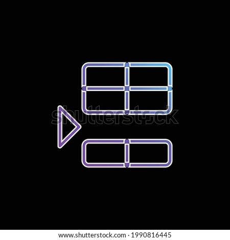 Below blue gradient vector icon