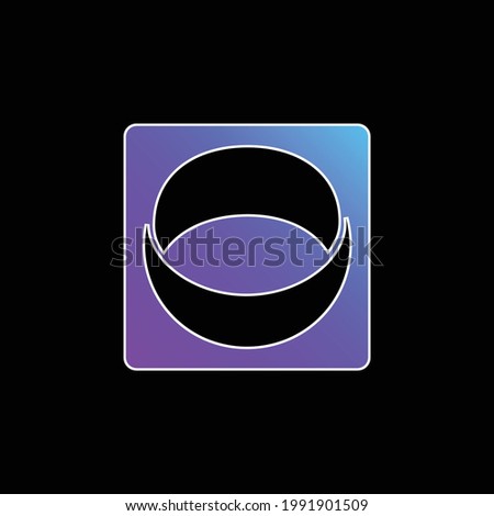 Ashley Madison Social Logo blue gradient vector icon