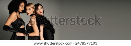 Similar – Image, Stock Photo Woman in stylish outfit at a car parking