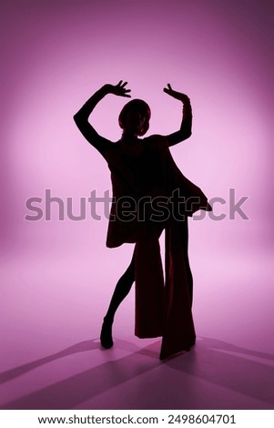 Similar – Image, Stock Photo Stylish drag queen in dress