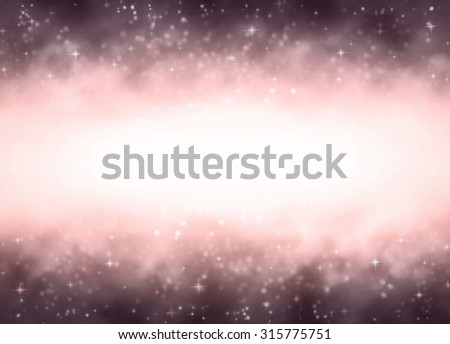 Galaxy of Light - A beautiful space background with stars and clouds of particles.