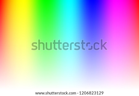 Color tone picker assistant with blend transition to white. Abstract rainbow gradient.