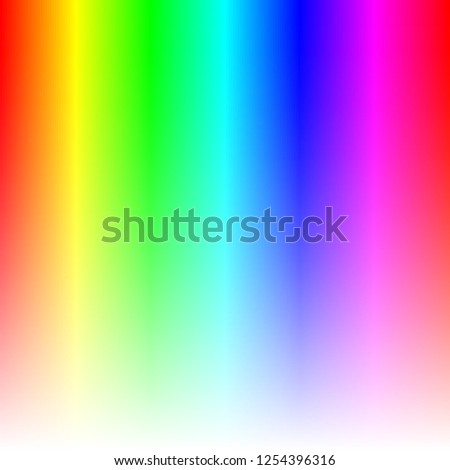 Color tone picker assistant with blend transition to white. Abstract rainbow gradient.