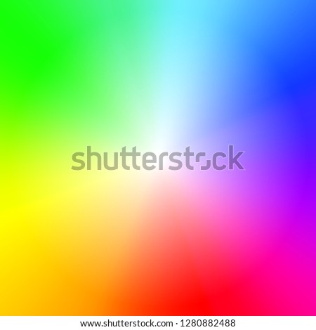 Radial background with rainbow color blend. Tone picker assistant.