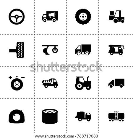 Similar – Image, Stock Photo Tractor steering wheel