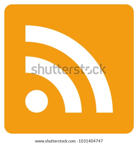 rss icon isolated vector