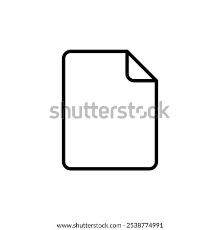 file new document icon vector