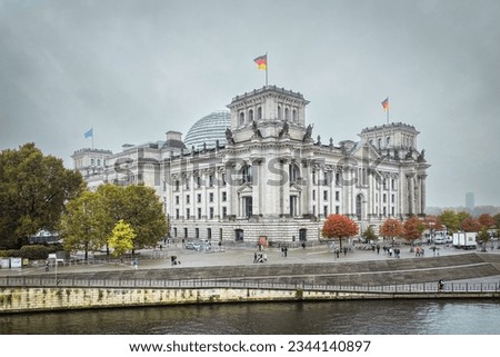 Similar – Foto Bild Wolkiger Ausblick auf Berlin vom HBF Berlin II