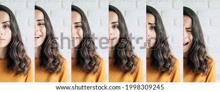 Similar – Image, Stock Photo Portrait of cute crying boy