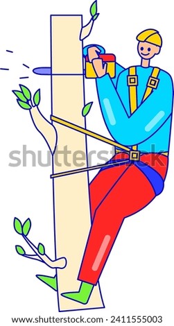 Similar – Image, Stock Photo Branch Manager Ladder