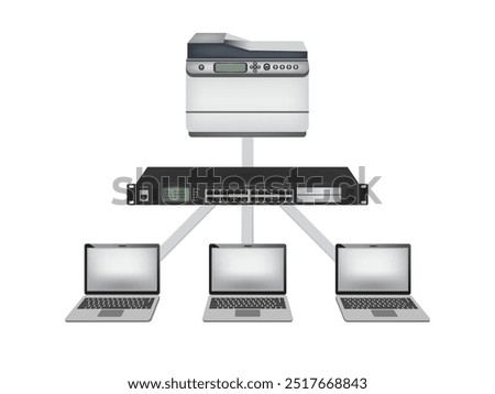 A network printer is a printer that can be connected to a network and used by multiple users.