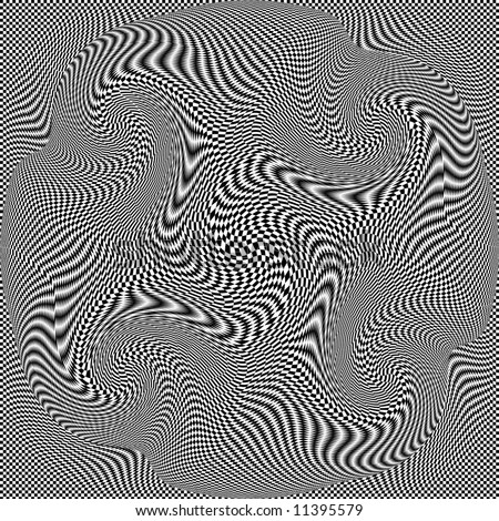 Fractal background illustration of monochrome patterns