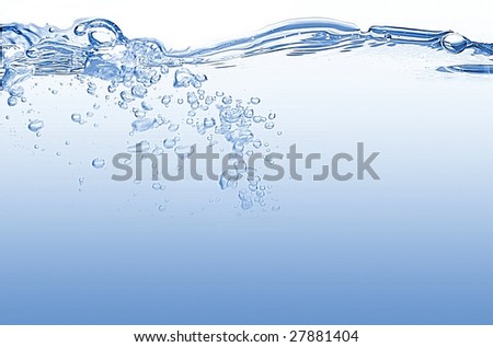 Abstract wave, illustration, background, running water,