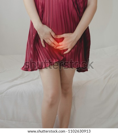 Blistered vulva from cystitis