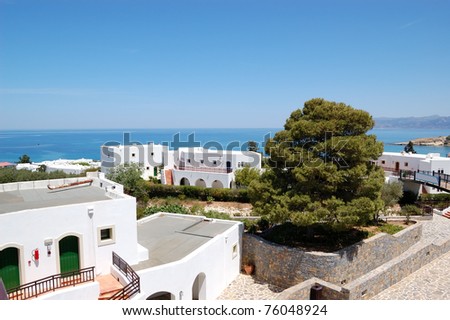 Villas at the luxury hotel, Crete, Greece