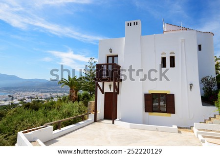 The villa at luxury hotel, Crete, Greece