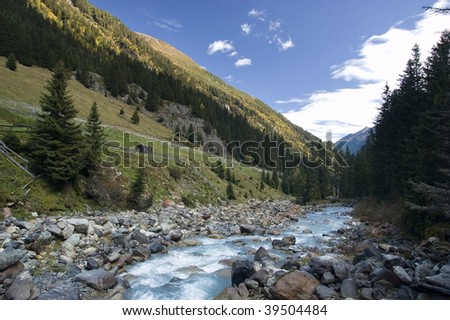 Austrian Alps / mountains landscape