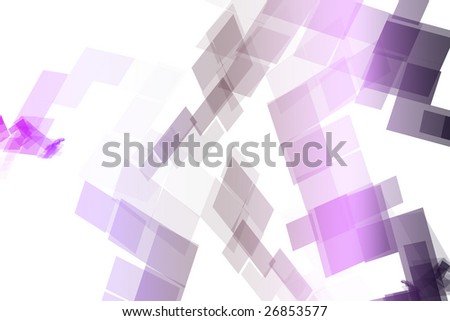 Purple Mechanical Tech Blocks Abstract Wallpaper Background