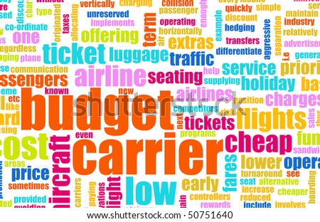 Budget Carrier Low Cost Airline Concept Art