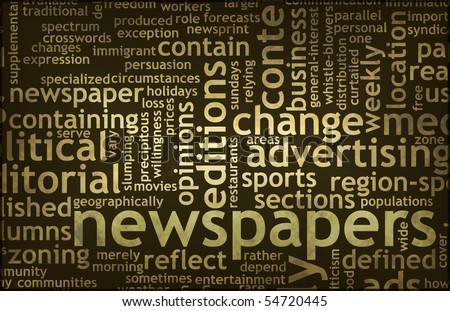 Newspapers Concept of News Updates and Headlines