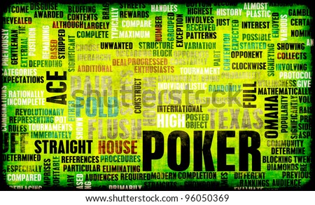 Poker Game of Texas Hold\'em Rules and Concept