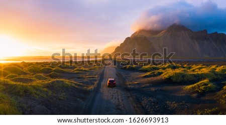 Similar – Image, Stock Photo An amazing golden hill in the Andes like a vein of gold