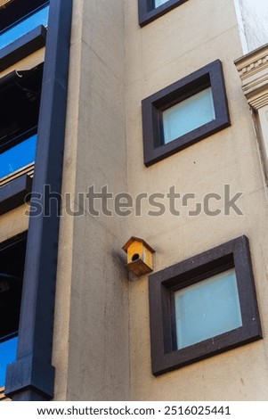 Similar – Image, Stock Photo Birdhouses on a facade