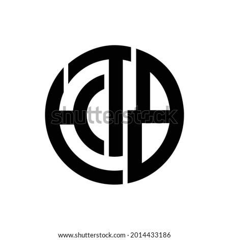 HTB circular logo design .. business brand logo .. vector logo design 