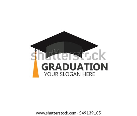 Graduation Logo Template Design Elements Foto stock © 