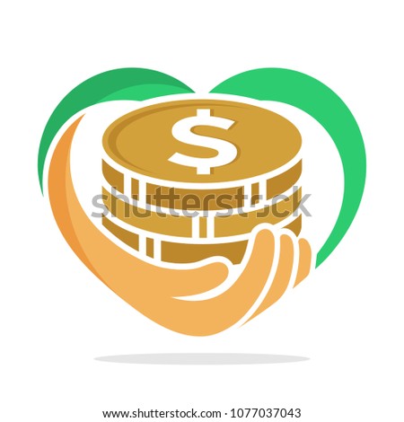 icon illustration with concept, fundraising, business loan money, money saving, and other financial management.