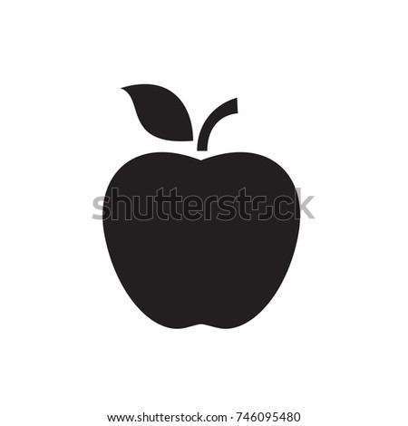 apple icon illustration isolated vector sign symbol