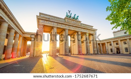 Similar – Image, Stock Photo Brandenburg Gate Berlin