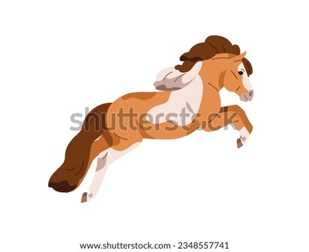 Similar – Image, Stock Photo Horse with little foal